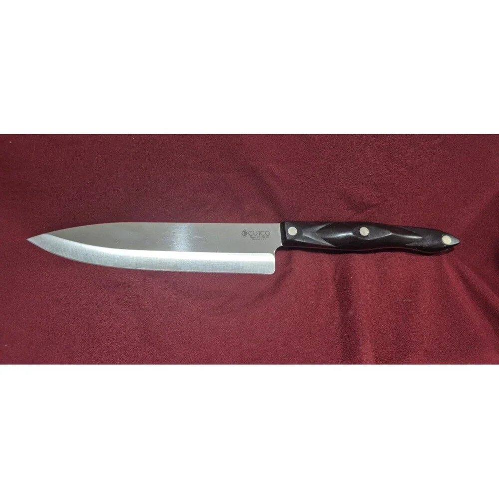 Cutco 1728 KK Brown Handle Petite Chef Knife 7-5/8
